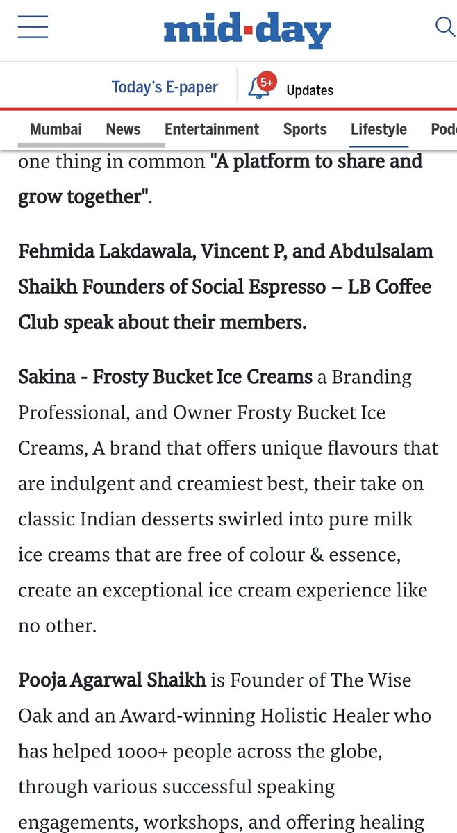 FrostyBucketIN's tweet photo. We got featured in MID DAY 🤩

https://t.co/0YM2SSODI4

#FrostyBucket #HandCrafted #IceCreams
#Coolhad #Frostories #Frostasy #FrostShakes https://t.co/hrhCNZ04fe