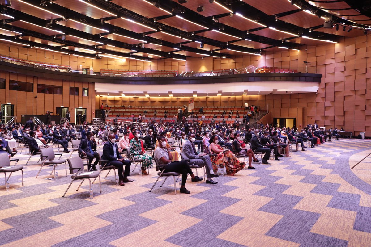 foh__org's tweet photo. Theme "ISHEMA TUVOMA MU KUBAHO KWACU",  to day @AERGFAMILY along with @GAERGRwanda , respectively are celebrating their 25th and 18th anniversary at @IntareArena 
 
Thank you 🙏 @FirstLadyRwanda 
#AERG25 
#GAERG18 https://t.co/a41hjCANG6