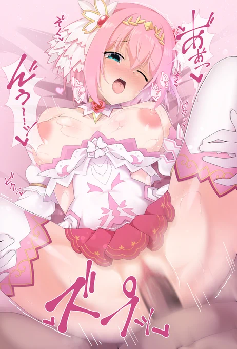 ユイちゃんが騎士クンとラブラブえっちする絵 