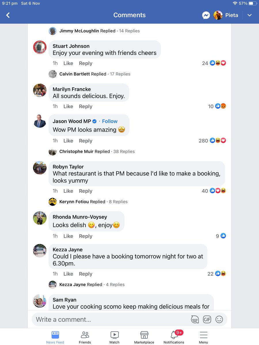 MixtUpMixy's tweet image. Scott motherfucking Morrison is playing #DaggyDad again, in a new episode of #CurryNight 🤦🏻‍♀️

The sycophantic comments make me gag 😒🤢

So I made a comment of my own 😎

#ScottyfromMarketing #ScottyFromPhotoOps #VoteThemAllOut #Morrison #AlboForPM #auspol #Australia