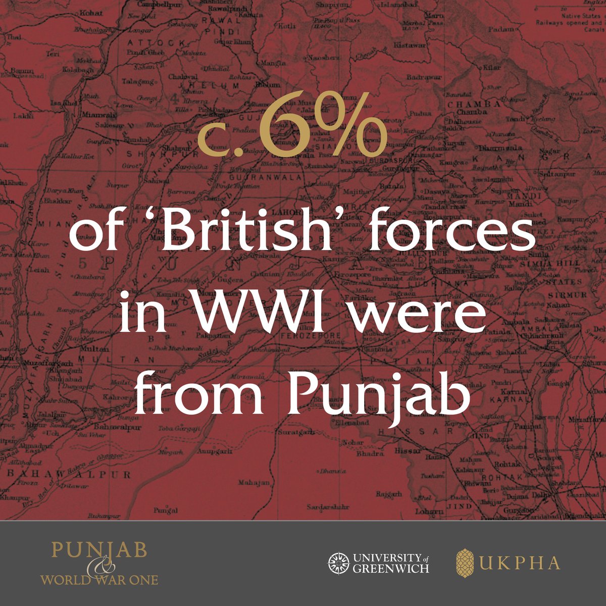 amanmadra's tweet photo. This is such a striking statistic. Off all the men who fought with and for Britain in WW1, 6% were from Punjab

Next week @UKPHA with historians at the University of Greenwich will launch a major new resource to help families and researchers trace their Punjabi WW1 heritage https://t.co/rwLow00OBq