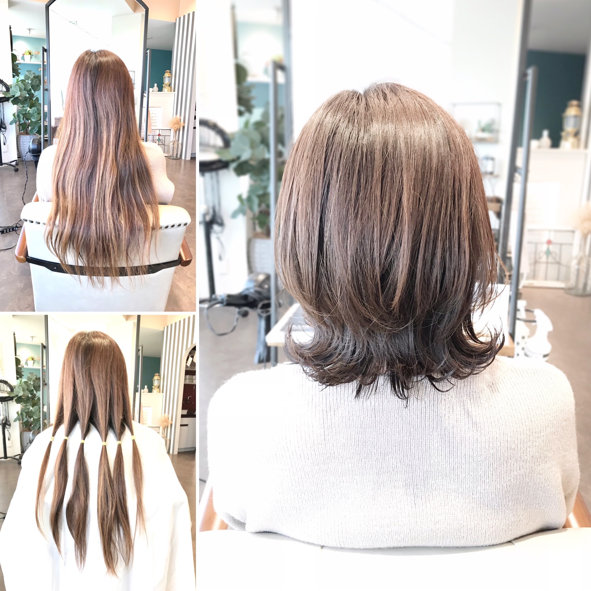 Tricot 本日のお客様 バッサリ ヘアドネーション レイヤースタイルで軽やかに 茅ヶ崎美容室 茅ヶ崎美容院 茅ヶ崎ヘアサロン 茅ヶ崎tricot 茅ヶ崎トリコ 辻堂美容室 辻堂美容院 カット トリートメント ヘッドスパ 辻堂美容室 辻堂美容院