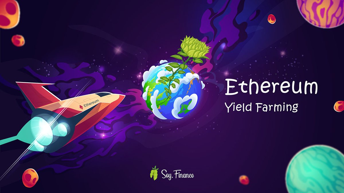 #Ethereum High-Profit Farm Incoming 🔥

🌾 $SOY - $ETH 
🚀 Multiplier Boost: 10x

To be launched on Monday 8th at 19:00 UTC on SOY Finance 🌱

Want to learn more? Join our #DeFi community!
➡️ t.me/Soy_Finance