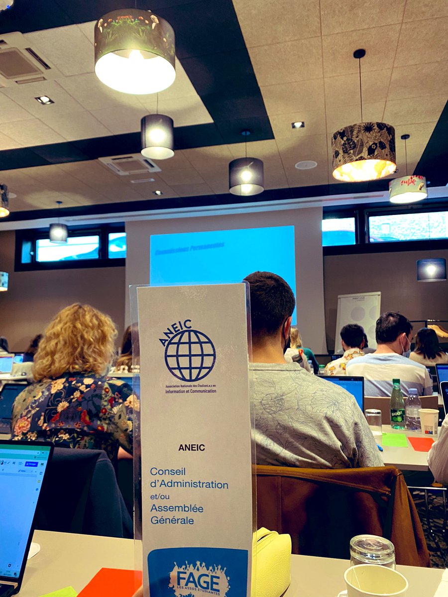 [🗣 REPRESENTATION]

Une fois de plus, l’ANEIC s’est rendue à Paris pour siéger au Conseil d’Administration de <a href="/La_FAGE/">FAGE</a> pour porter la voix des étudiants et étudiantes en SIC.

Au programme :
- Renouvellement des commissions
- Politique Générale
- Organisation des evts nationaux