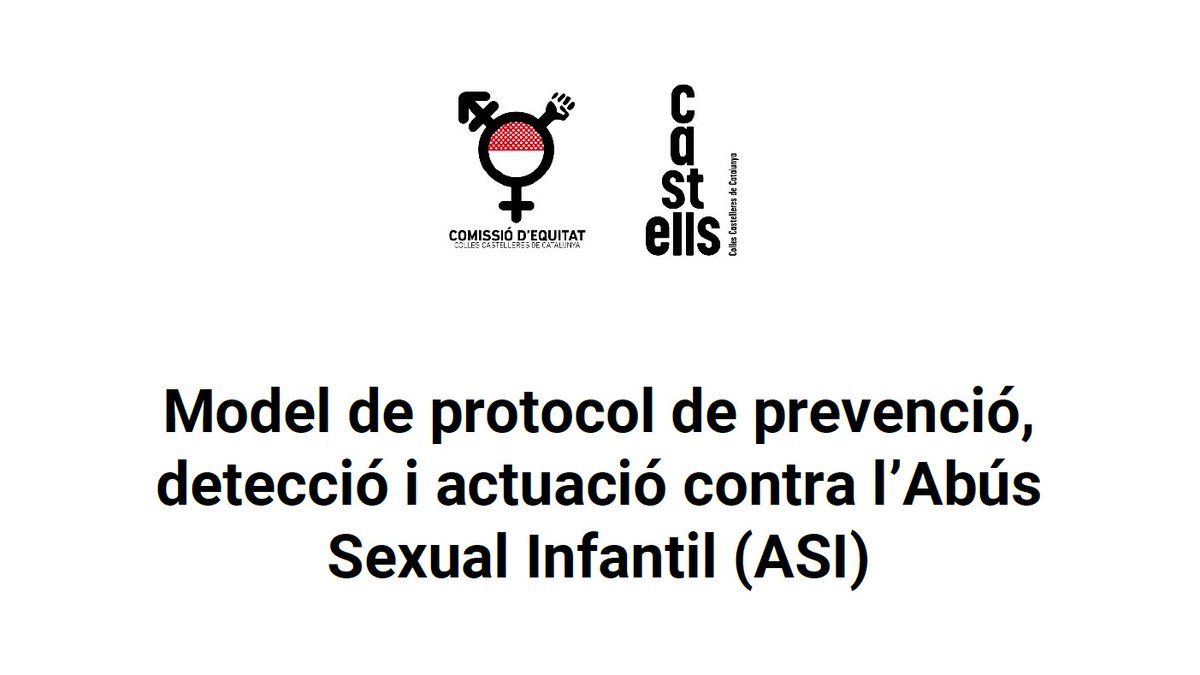 🏳️‍🌈El món casteller és un reflex de la societat i precisament per aquest motiu seguim treballant per aconseguir espais segurs per a totes.

A la #JornadaEquitat presentem el protocol contra l’#ASI gràcies a <a href="/CdBCN/">Castellers de Barcelona</a> i <a href="/FVBernadet/">Fundació Vicki Bernadet</a>.

🖋️collescastelleresdecatalunya.cat

#SomExemple #castells