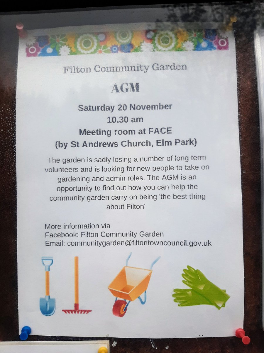 FiltonFerver's tweet image. We need you!! Just put #FiltonCommunityGarden AGM poster in the noticeboard. Link gives more details and info on volunteering.  facebook.com/events/4414029…   @southernbrooks @voscur @CVS_southglos