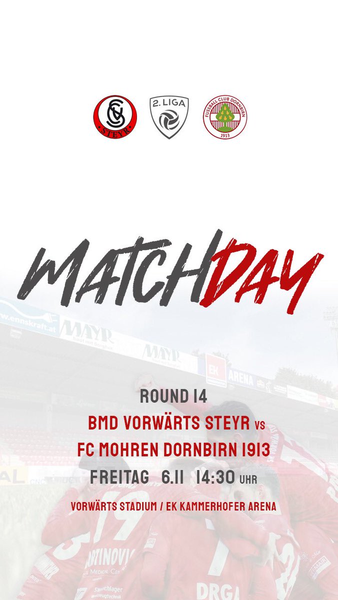 MATCHDAY 🔴⚪️⚔️💪

laola1.at/de/ott/de-at/p…

#newchance #ligazwa #theday #thematch #nevergiveup #immervorwärts #keepgoing #vamos 

Design by #patprada