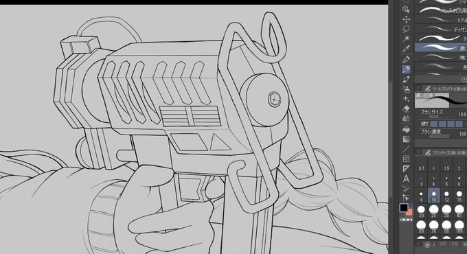 作画カロリーたけぇ… 