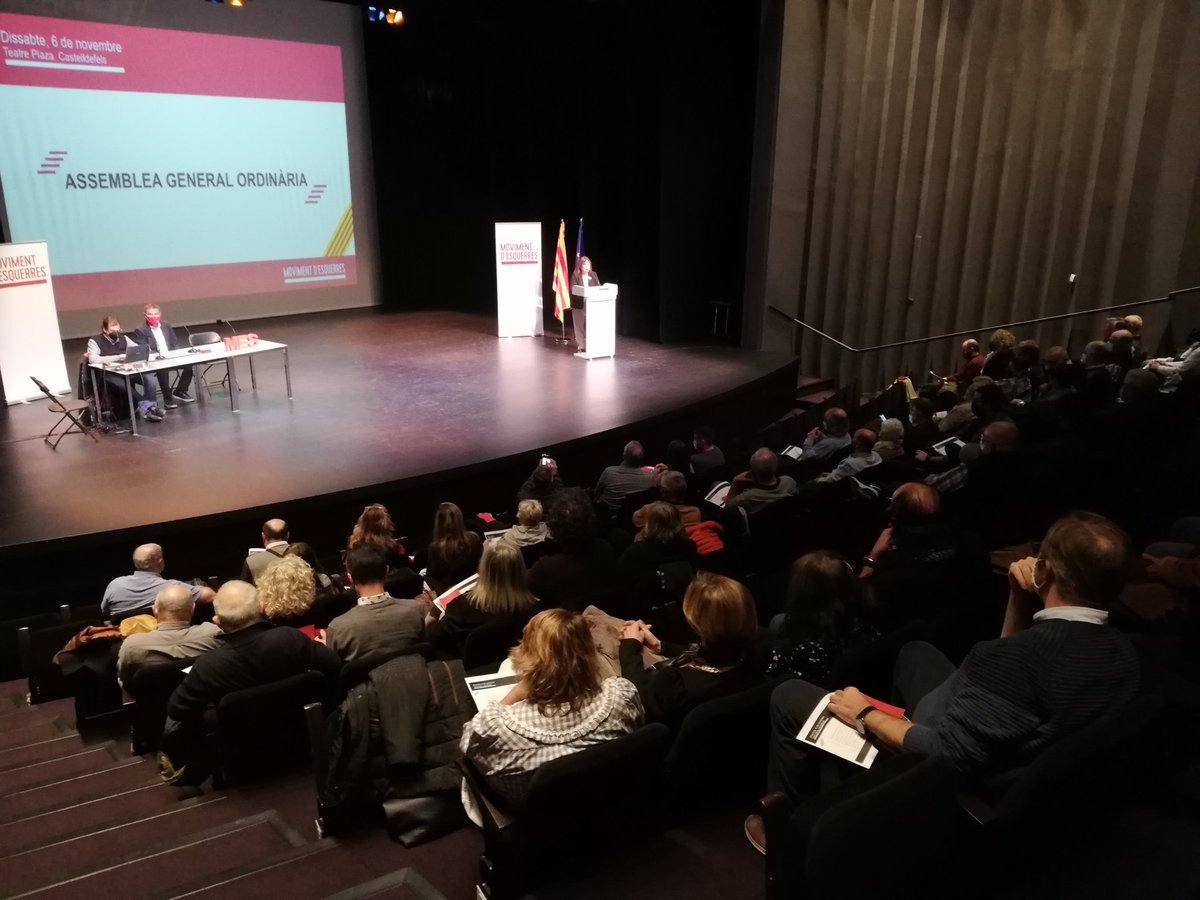 MovEsquerresCat's tweet photo. Avui celebrem l'Assemblea General Ordinària de Moviment d'Esquerres a Castelldefels. Una jornada per fer balanç, reflexionar i debatre reptes de futur.
#AssembleaMES #HiSom https://t.co/w4HAMz33aj