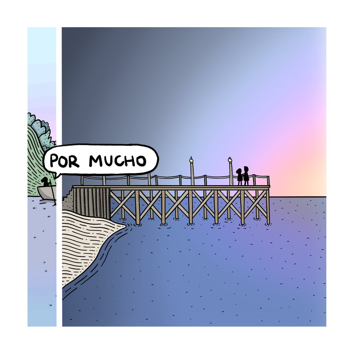 72kilos's tweet photo. Hay una miniserie nueva en @netflixes que habla de cómo una ruptura en una relación nos va cambiando.
Es un tema muy rico que me ha servido para dibujar la viñeta de hoy. 
Un beso grande, Lina y Nico.
❤️⏳
#ElTiempoQueTeDoy https://t.co/2OGkvwQUAP
