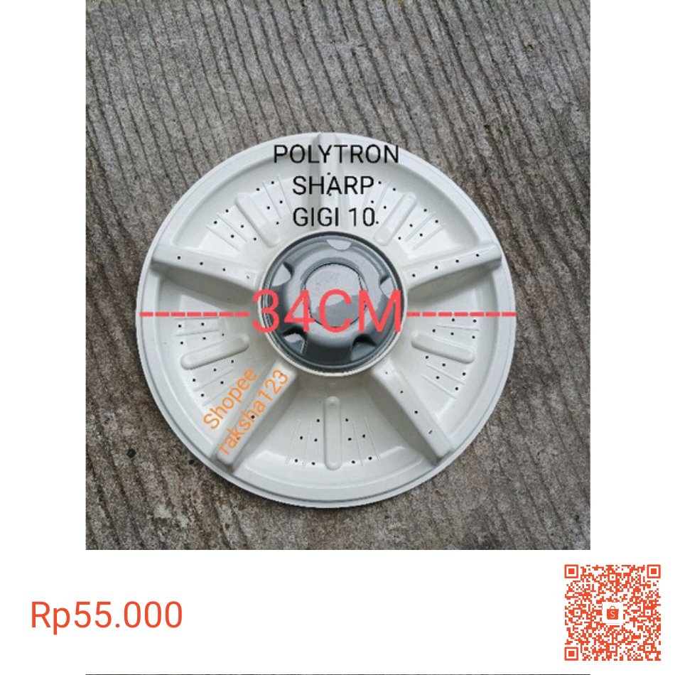 AAnno2003's tweet photo. Saya menjual PULSATOR MESIN CUCI SHARP AQUAMAGIC GIGI 10 LEBAR 34CM BISA PAKAI UNTUK POLYTRON seharga Rp55.000. Dapatkan produk ini hanya di Shopee! https://t.co/vlP0Mni6IT #ShopeeID https://t.co/OceTW4p8tO