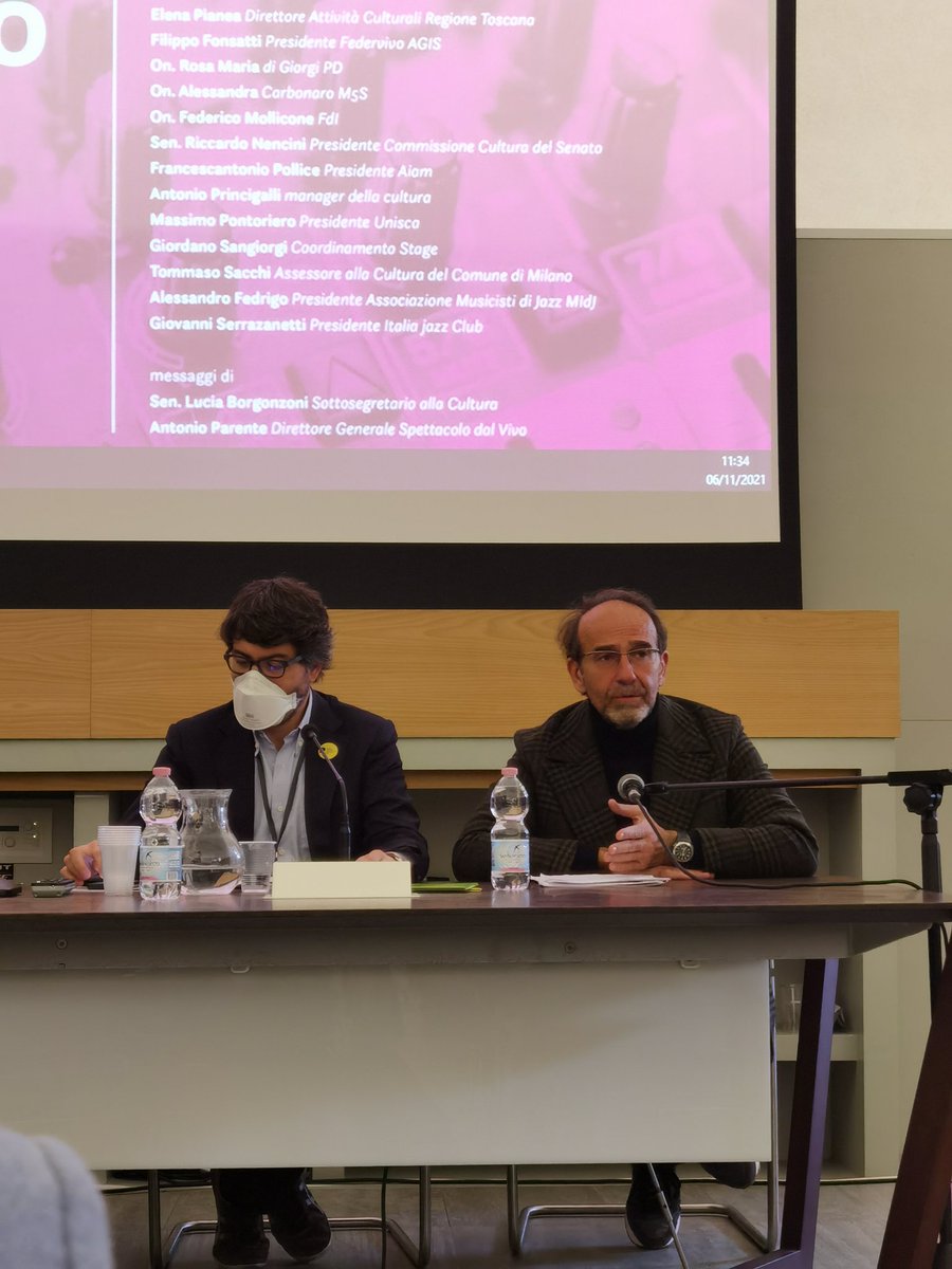 Il senatore <a href="/riccardonencini/">Riccardo Nencini</a> porta il suo contributo a #illavorodellamusica21 sul nuovo testo della Riforma dello Spettacolo. #firenze #spettacolo #jazz 

<a href="/Biblio_ComuneFi/">Biblioteche Comunali Fiorentine</a> <a href="/MIDJ_Jazz/">MIDJ</a> 
<a href="/CorradoBeldi/">Corrado Beldì</a> <a href="/JazzMusicPool/">Music Pool</a>