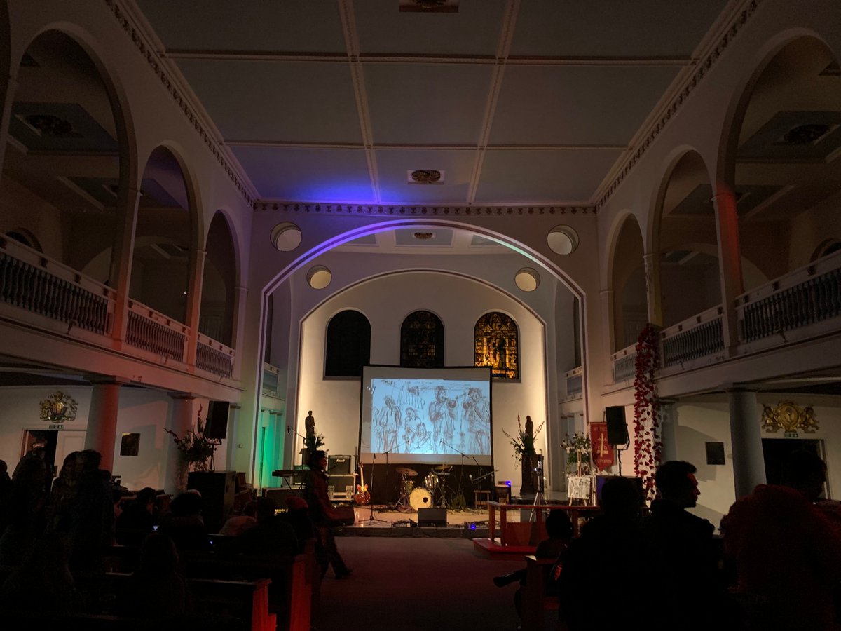 LouieLouie_Ldn's tweet photo. Before &amp; after... what a night! Big thanks to all involved @dbaudiotechnik @ace_national @soothsayersband @StPeterWalworth @youthsayers1 @OrbitBeers @RajivsKitchen ... we do it all again on Fri 3 December with @LokkhiTerra @DeleSosimi @justinthurgur https://t.co/4oVJ5umCSk