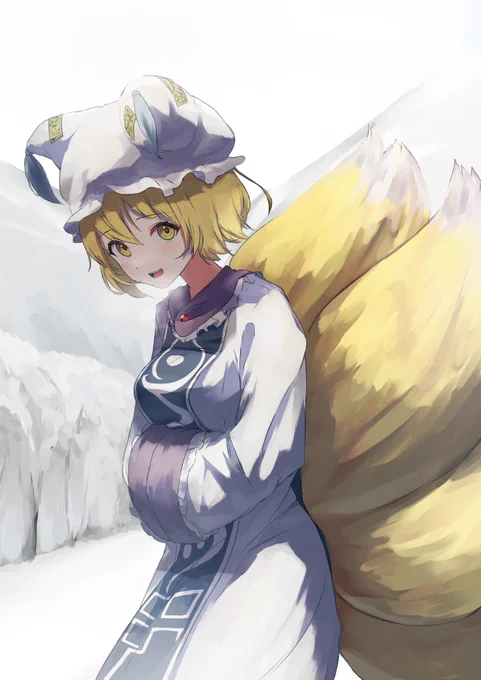 藍様描きました!
#東方Project #八雲藍 