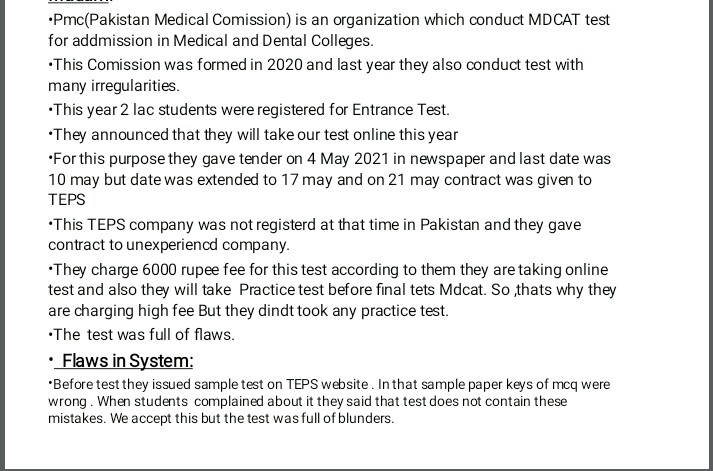 bintsaeedbaloch's tweet image. #ReconductMdcat2021
