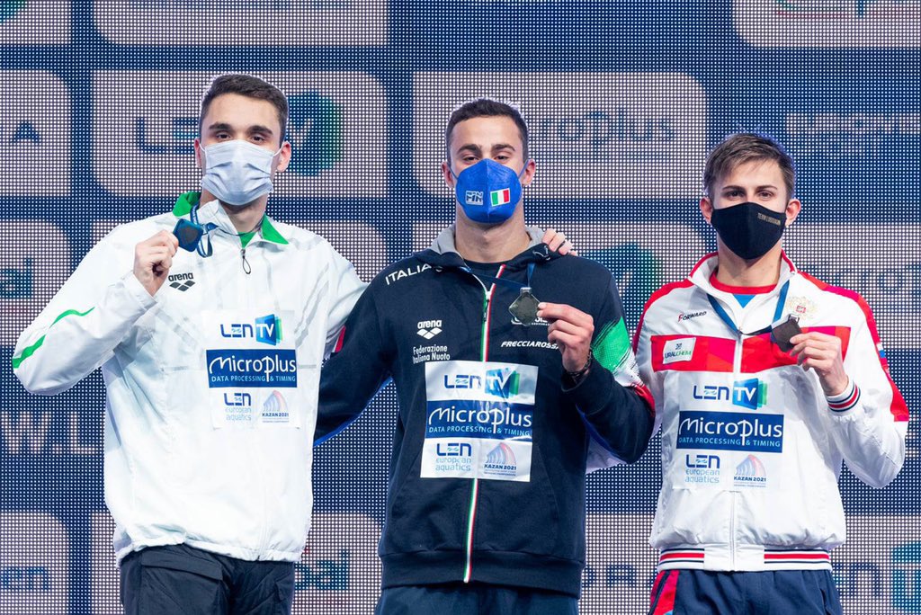 Пензенский спортсмен Егор Павлов стал бронзовым призером чемпионата Европы по плаванию на дистанции 200 м. баттерфляем. Поздравляю Егора с высоким результатом!
#минспорт #минспортрф #пензенскаяобласть #правительствопензенскойобласти #пенза #минспортпенза #плаваниебаттерфляй