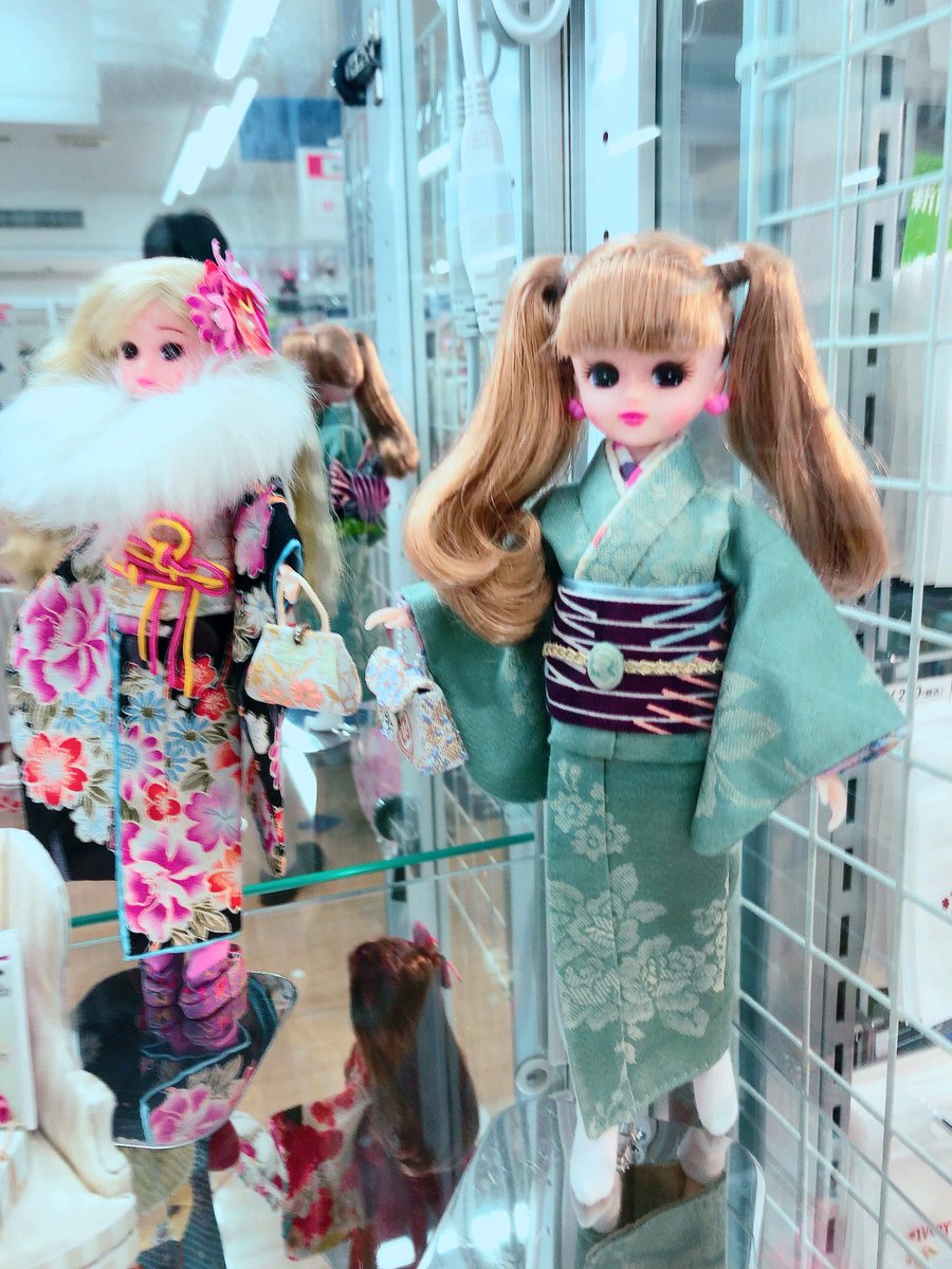 リカちゃんプレミアム日本髪かつら 着物ピアス 3点セットです