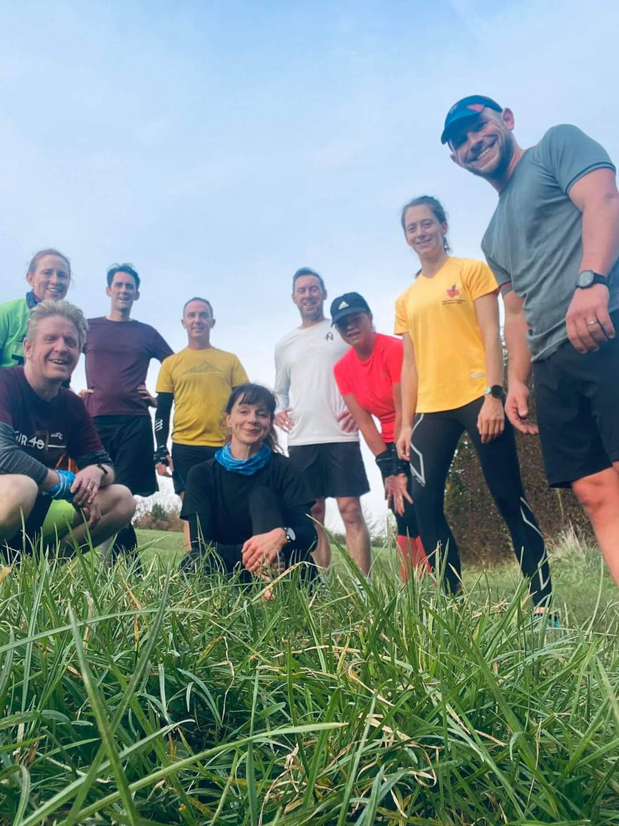 Cross Country at Capstone this morning readying for <a href="/AshfordTri/">Ashford Tri</a> 666 Trail later this month. #BeautifulBlueSkies