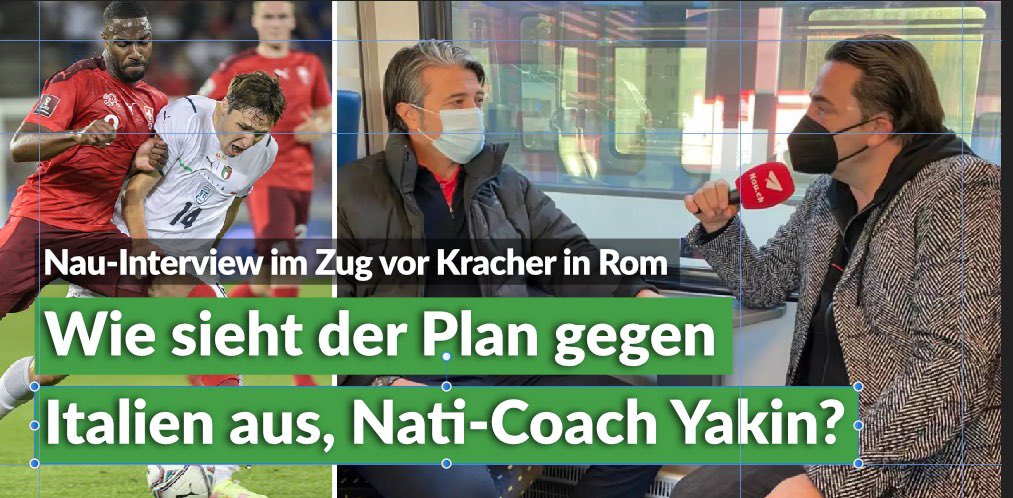 Unser ⚽️ Chef-Reporter <a href="/WettsteinNau/">Mischi Wettstein</a> fährt Zug mit Nati-Trainer Murat #Yakin 🚂 <a href="/nau_live/">Nau.ch</a> 
nau.ch/sport/fussball…