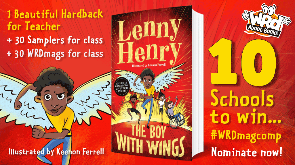 WRDaboutbooks (@wrdmag) on Twitter photo WHO would like to WIN #TheBoyWithWings by
<a href="/LennyHenry/">Lenny Henry</a> & <a href="/slicartist/">Keenon Ferrell</a> for their nominated class?
We have🔟to giveaway & each comes with 30 sampler books + 30 WRDmags for class!
RT/Flw by 12 Nov for the chance to fly with Tunde on a sky-high adventure! #WRDMagComp <a href="/MacmillanKidsUK/">Macmillan Children's Books</a> WHO would like to WIN #TheBoyWithWings by
<a href="/LennyHenry/">Lenny Henry</a> & <a href="/slicartist/">Keenon Ferrell</a> for their nominated class?
We have🔟to giveaway & each comes with 30 sampler books + 30 WRDmags for class!
RT/Flw by 12 Nov for the chance to fly with Tunde on a sky-high adventure! #WRDMagComp <a href="/MacmillanKidsUK/">Macmillan Children's Books</a>