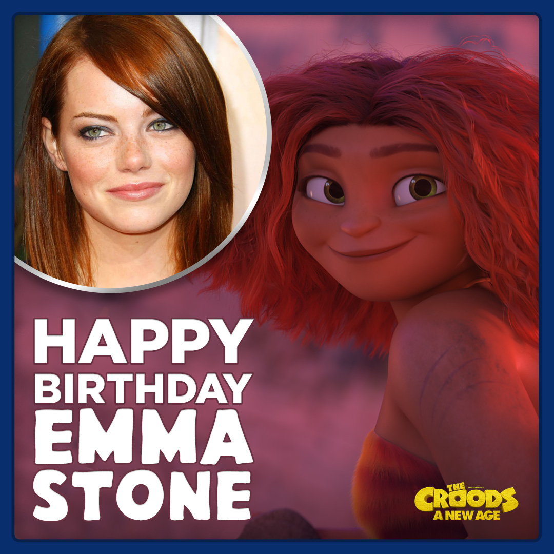 Happy birthday, Emma Stone!  