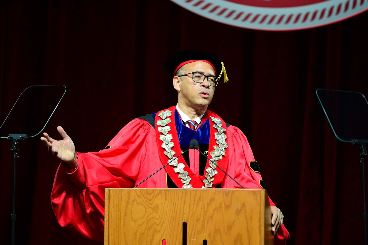 RutgersU's tweet photo. During his inauguration ceremony, President Jonathan Holloway spoke about the excellence that exists at Rutgers and shared his plans to build toward something even greater.
Read more about his inaugural address: https://t.co/BNTZPLxOHF
#RUInauguration | #RutgersExcellence https://t.co/FOEOLgEBFO