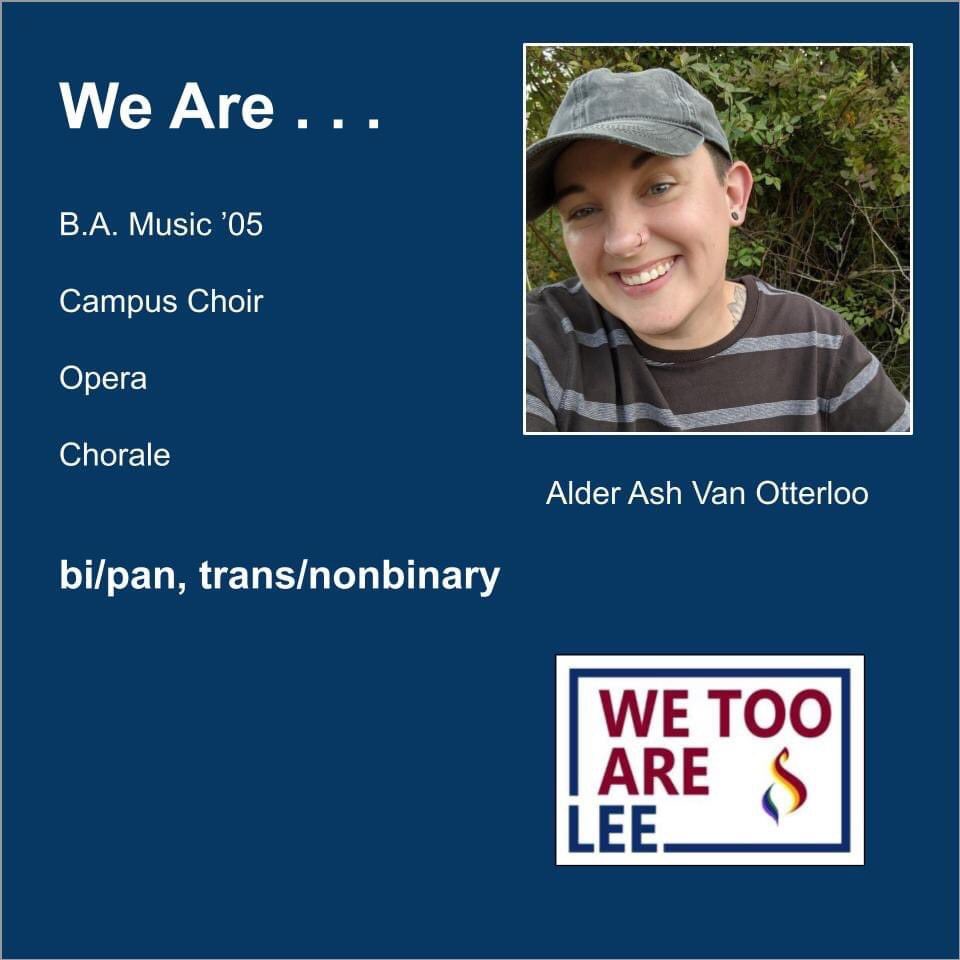 AffirmingAlum's tweet photo. We are Lee too. 

#WeAreLeeToo #queerLEEbeloved #leealum #affirmingalum

@LeeU @AffirmingAlum https://t.co/FrOG2Yvc1V