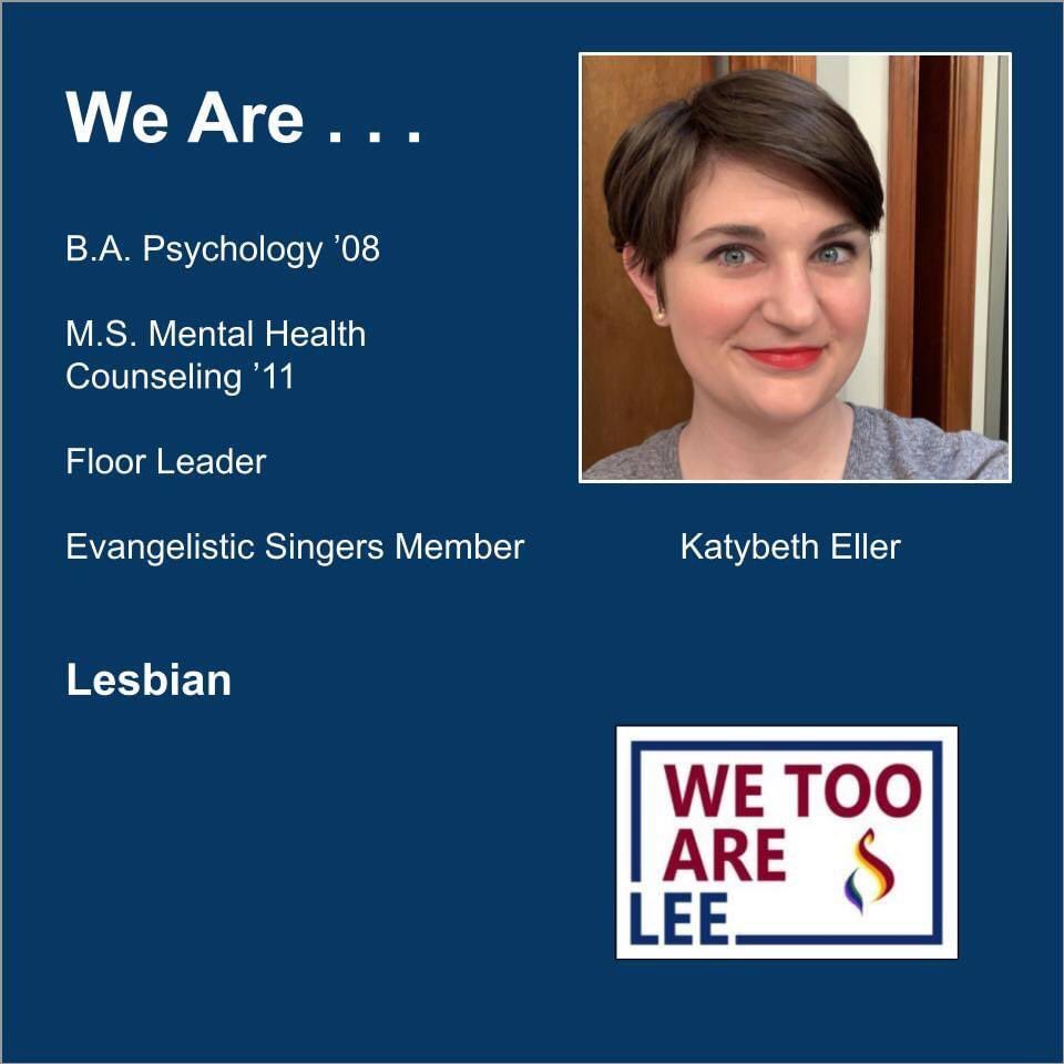AffirmingAlum's tweet photo. We are Lee too. 

#WeAreLeeToo #queerLEEbeloved #leealum #affirmingalum

@LeeU @AffirmingAlum https://t.co/FrOG2Yvc1V