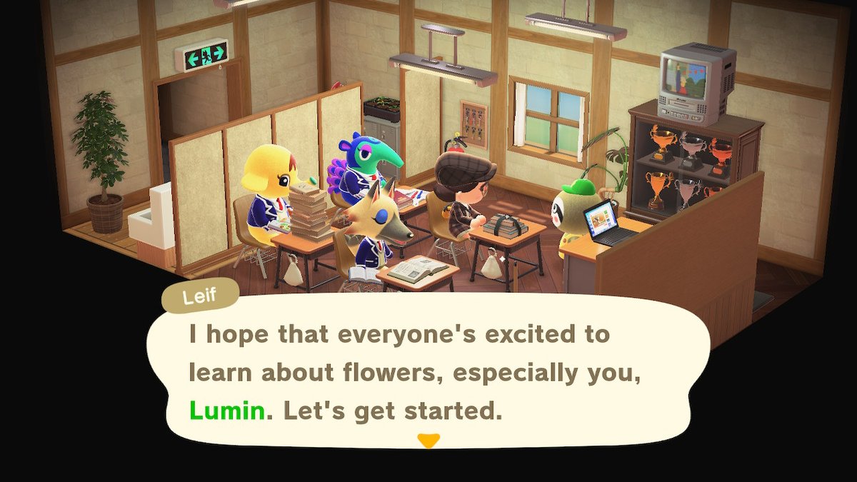 LuminTale's tweet photo. Aaah!!! This is such a cute feature! Hope the other facilities get used in similar ways!

#AnimalCrossing #ACNH #NintendoSwitch https://t.co/PJce1AHwVp
