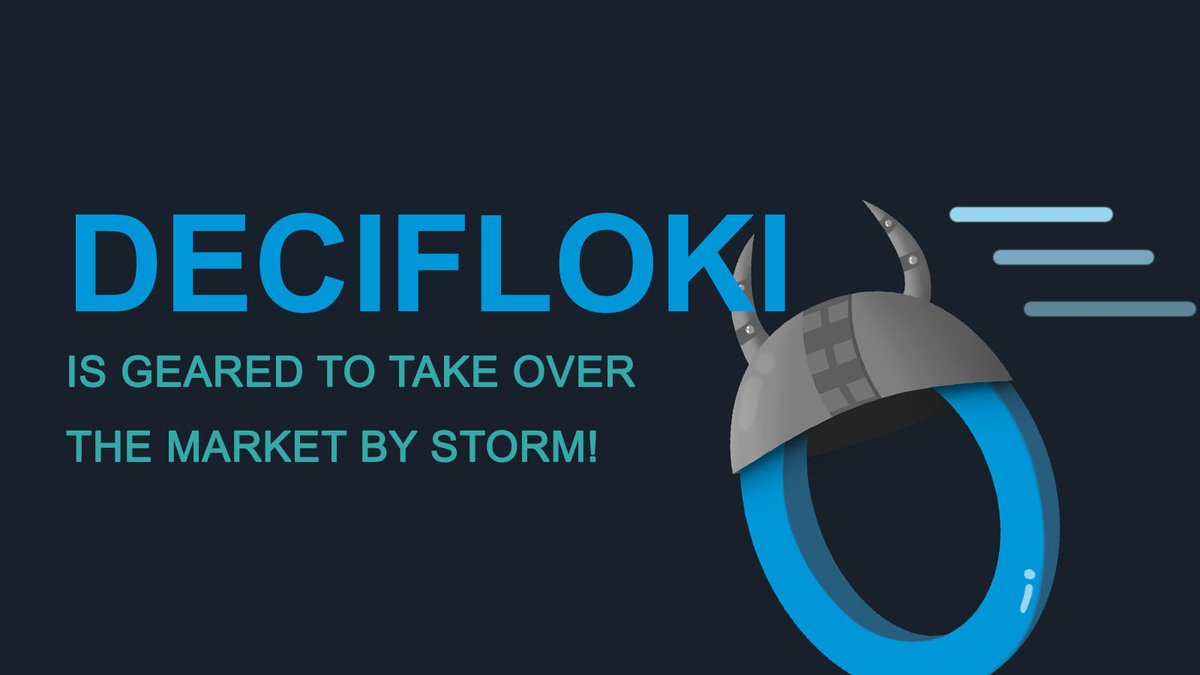 decifloki's tweet photo. DeciFloki is just getting started. Just hold on for the ride of a lifetime!

#bscgems #bsclaunch #Fairlaunch  #lowmarketcap https://t.co/xzkwMO97fJ