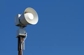 ⚠️Today at noon, the outdoor warning sirens will be tested.