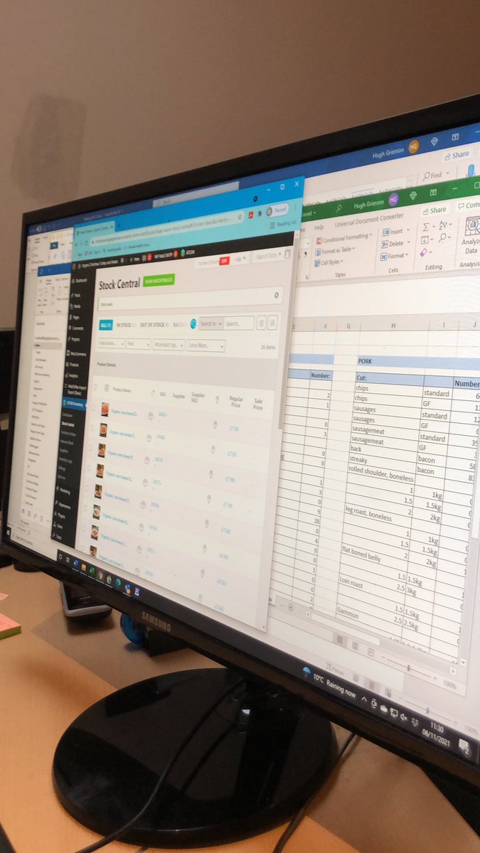 GriersonOrganic's tweet image. Christmas planning #stockcontrol #workstream #spreadsheets #websites #paymentsystems #customercare #despatch #logistics