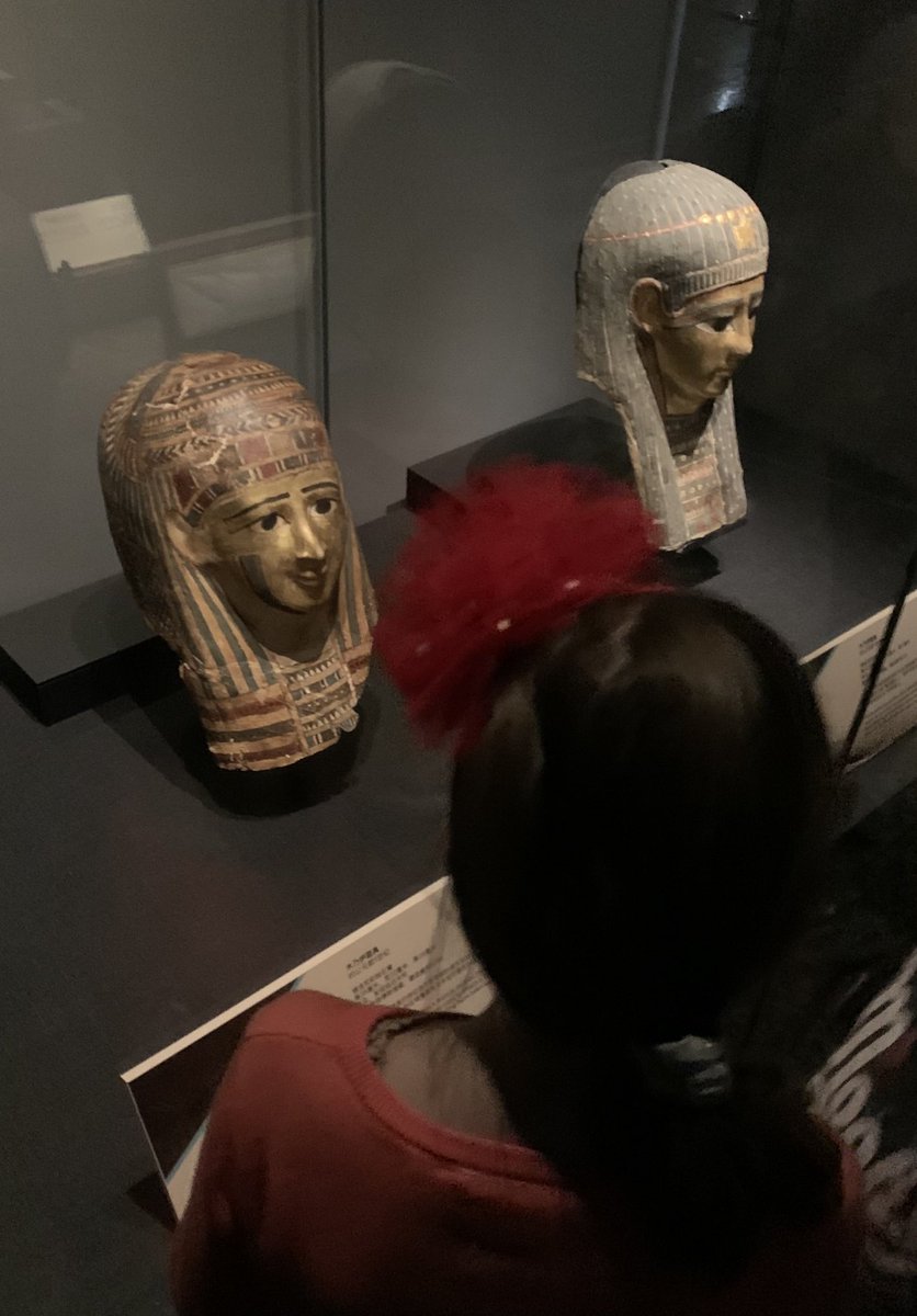 TomBurnBeijing's tweet photo. What a treat to join Beijingers to admire artifacts from another ancient civilisation: Egyptian mummies and death masks on loan from @McrMuseum https://t.co/KrVRb9pITQ