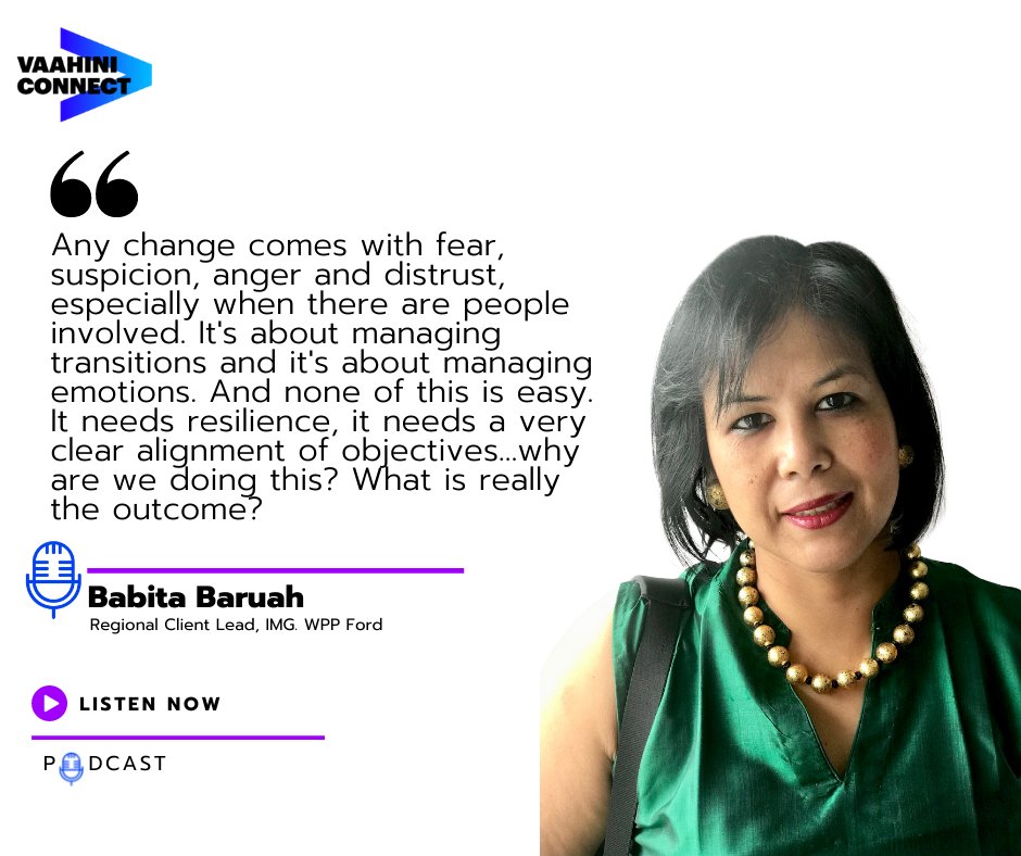 womensweb's tweet photo. In this podcast on #VaahiniConnect, @babitabaruah
talks about how crisis or like she puts it, challenges, drives innovations.
Listen to the complete podcast on #VaahiniConnect here: https://t.co/a7zFCIlOtc
#VaahiniConnect #GettingToEqual https://t.co/YKiTUr96jk