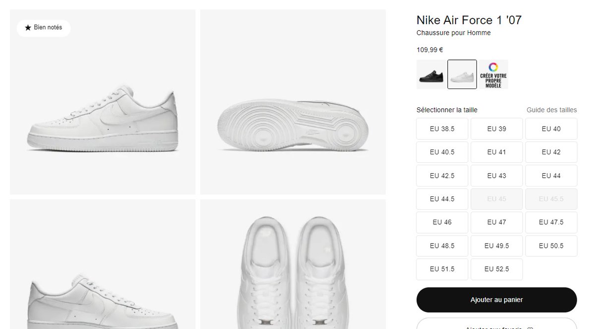 more_sneakers's tweet photo. EU ONLY : Nike Air Force 1 Low 07 'Triple White'
More sizes back in stock on Nike EU
FR:https://t.co/5SbjsPHhlY
UK:https://t.co/SmLtWzlT2A
DE:https://t.co/3O9PZ2L4s9
NL:https://t.co/QMVRyz8FDv
ES:https://t.co/HGb3OZRDDV
BE:https://t.co/mdp2PD4ixG
IT:https://t.co/G7IyX7EgkS https://t.co/LmmTr2vAA5