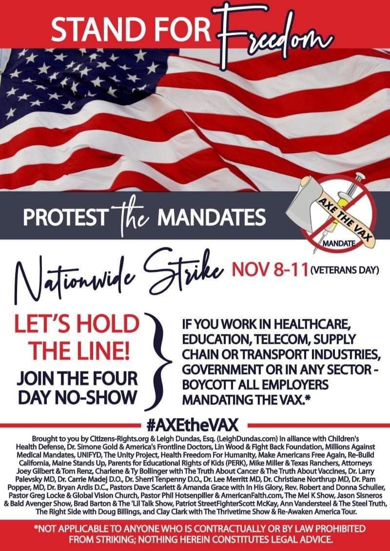 AlejandrosVlog's tweet photo. Are you participating?
#AxeTheVax https://t.co/TBBadrAlMu