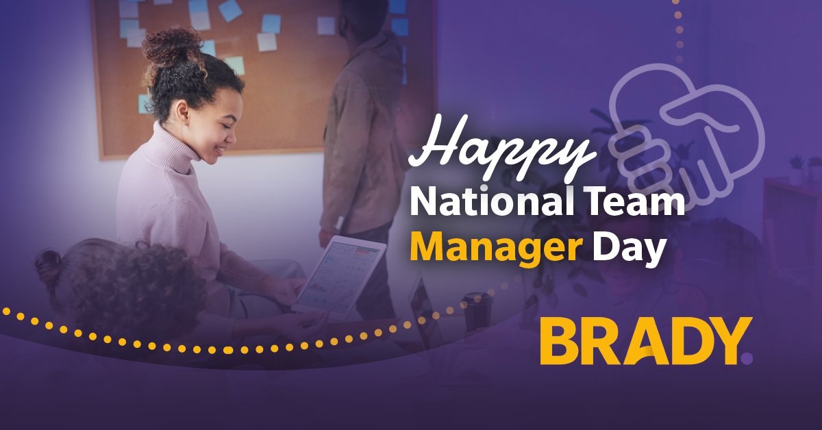 bradytechnology's tweet photo. Happy Team Manager Day! 🤝

We would like to take this day to celebrate all managers and leaders who work to hold teams together. Thank you!

#teamwork #management 
🏻 https://t.co/uBVvcZ2IWz