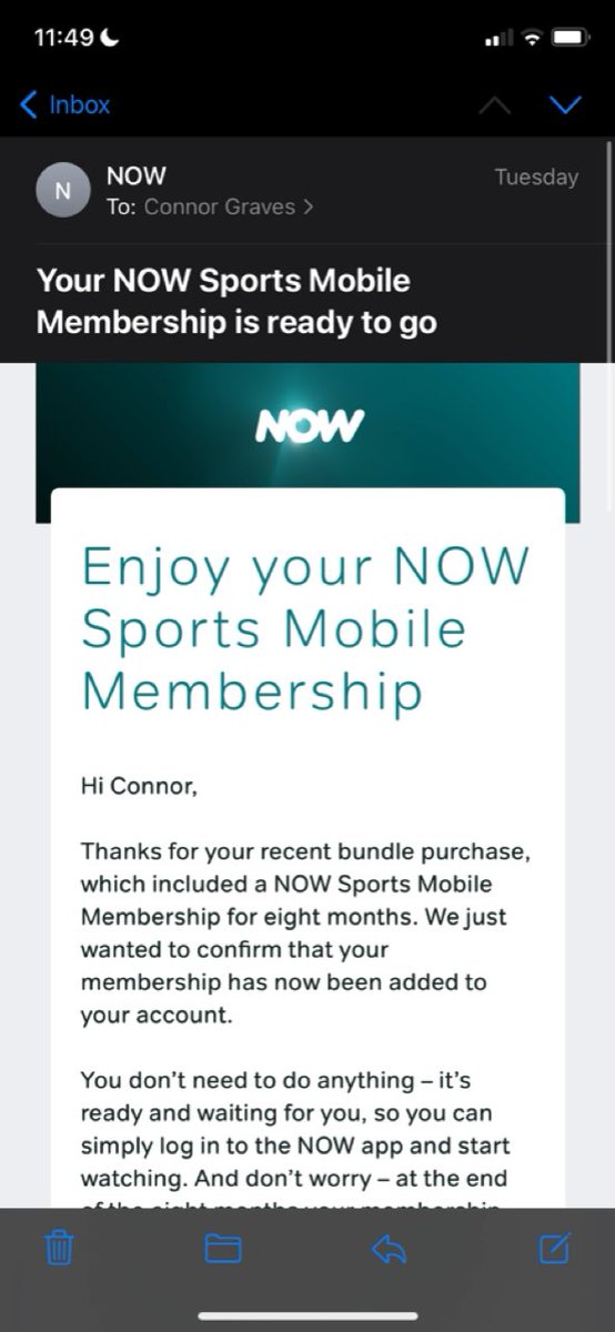GravesConnor's tweet photo. @NOWHelpTeam I got it on Tuesday but it ain’t working today ? https://t.co/d9LK2vWqSO