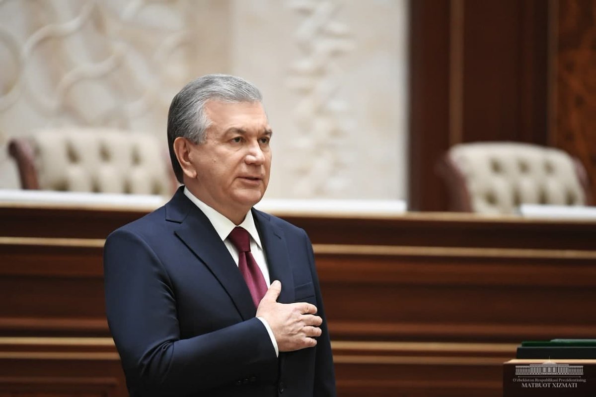 Shavkat Mirziyoyev's Press-service tweet media