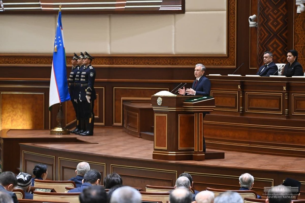 Shavkat Mirziyoyev's Press-service tweet media