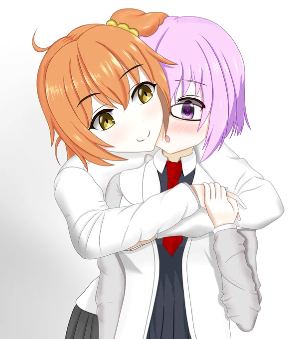描けた。これはずっと描きたかったぐだマシュ 