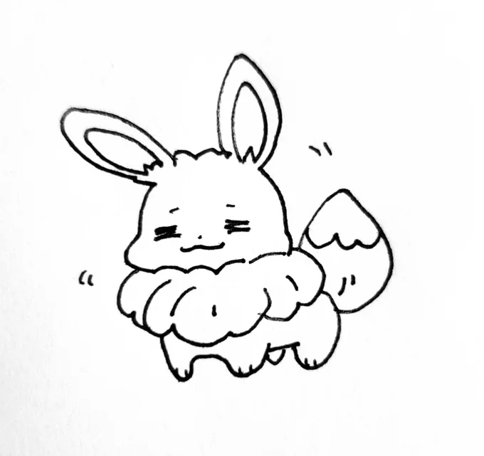 イーブイ冬毛 