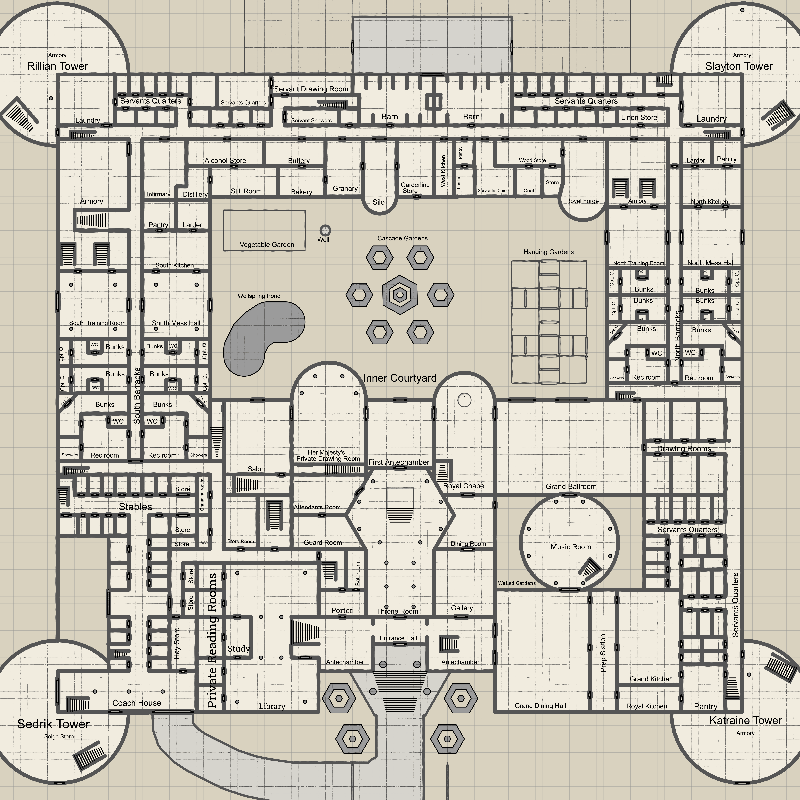 emma_collis's tweet photo. 💖Castle Map Pack is here!💖

✨Four levels 
✨100s of rooms 
✨One huge castle to explore!

Inspired by real British castles! ✨🏰✨

#dnd #TTRPG