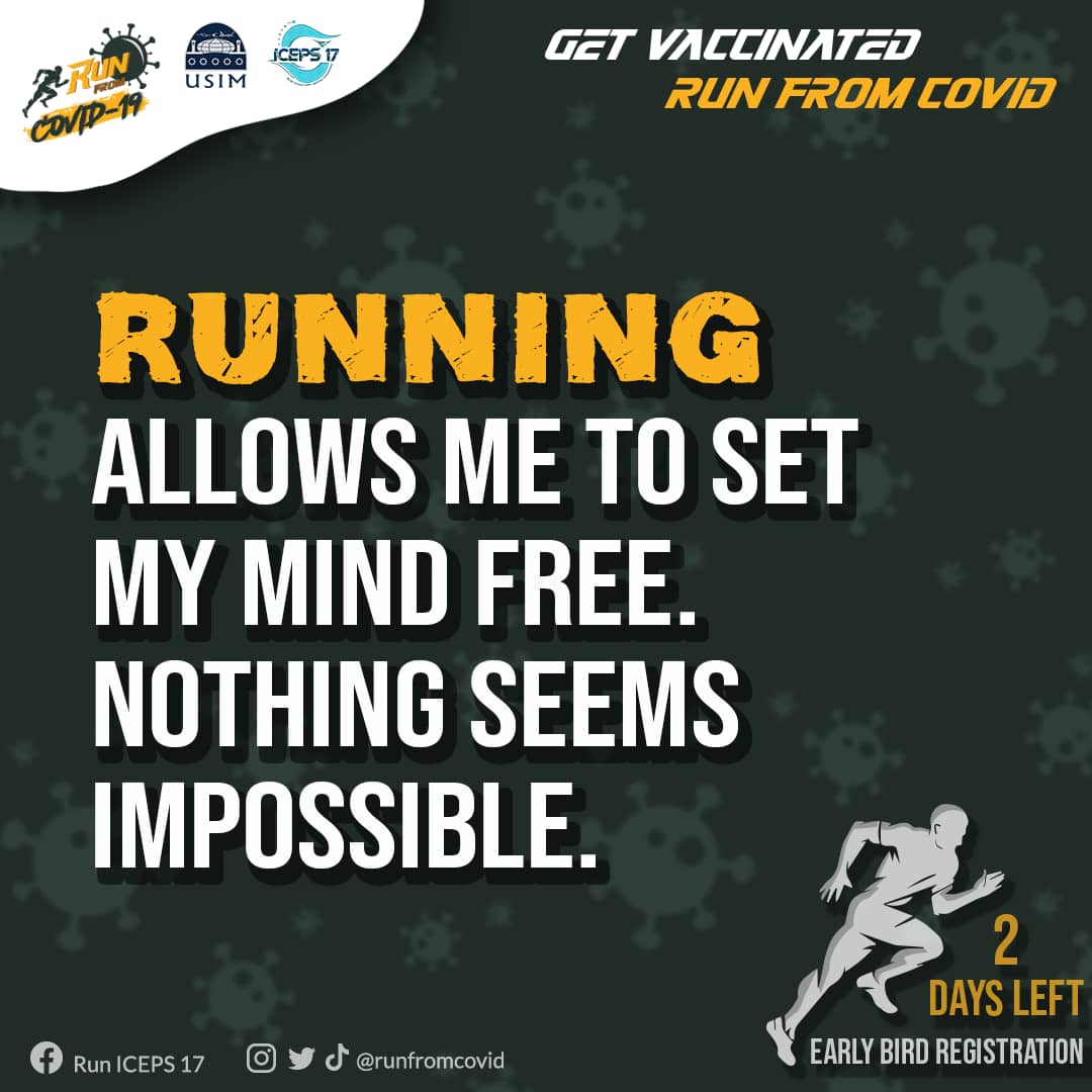 [RUN FROM COVID-19]🏃🏻‍♂️🦠

Let's join this virtual run #anytime #anywhere

📱Register here :iceps17.com.my/program-induk/…