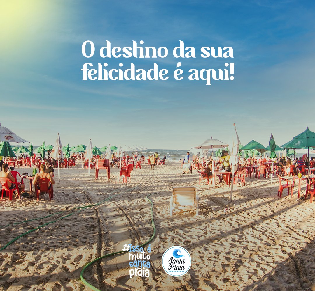 santa_praia's tweet photo. A Santa Praia é o destino da sua felicidade. Estamos te esperando!!! 
Vem curtir o melhor da Praia do Futuro aqui na Santa Praia! 🏖 ☀ 🌊⠀⠀⠀⠀⠀⠀
⠀⠀⠀⠀
#IssoÉMuitoSantaPraia #PraiaDoFuturo #Fortaleza #SantaPraia #beachisgood #praia #beach #sol #mar #paraíso https://t.co/h1oS5Nmtzv