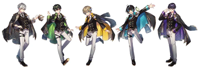 <お知らせ>
この度、歌い手グループ 「The Class/ざくらす」の皆様のメンバーイラストを担当させて頂きました!
制服×王子様なイメージで衣装を仕立ててみました🪡みなさん素敵な歌声で精力的に活動されているのでぜひ応援よろしくお願いいたします🥳✨ 