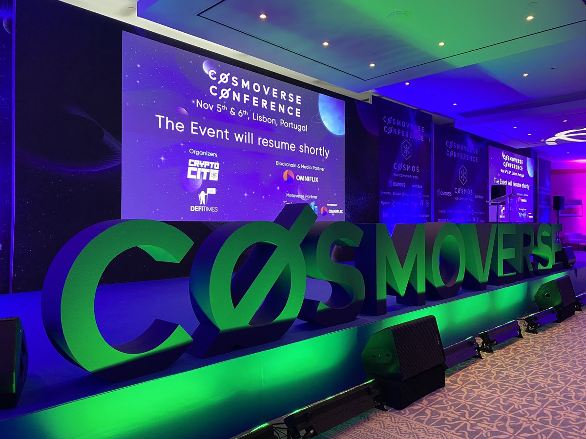 CryptocrewT's tweet photo. New day at @CccLisbon #ccvalidators #cosmoverse #ATOM

@ccclaimens @Andre_Kersch @crypto_crew https://t.co/PeB1L3Efc1