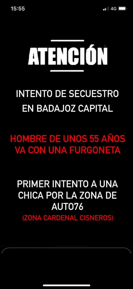 ElenaGilSrz's tweet photo. Máxima difusión por favor https://t.co/VJUzHsu5cD