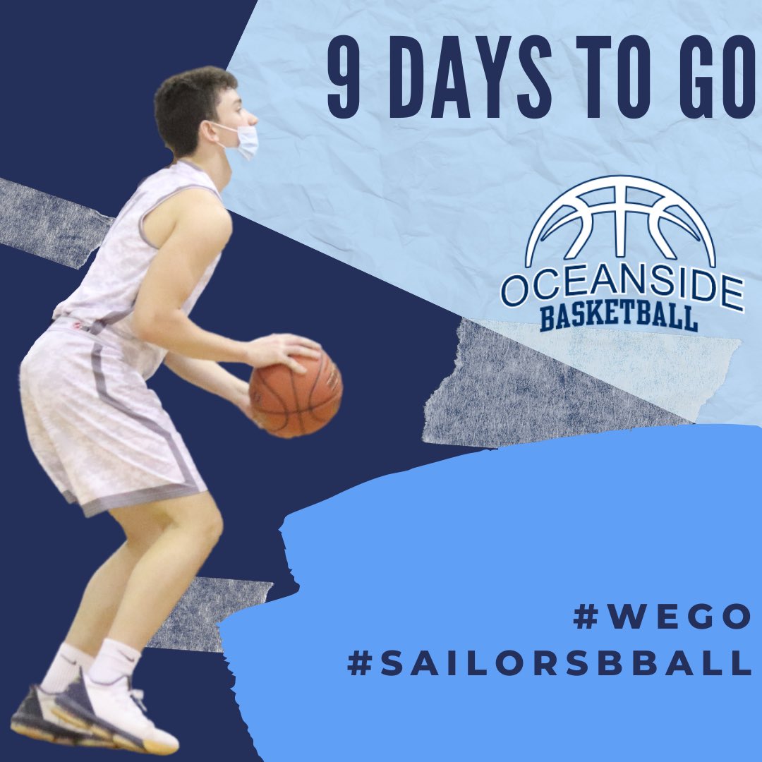 The countdown continues to the start of the season Class of 2022 Dillon Mullin ready to lead #sailorsbball #wego <a href="/OSchoolsPR/">Oceanside School District #OSD_NY</a> <a href="/OHS_mbball/">oceanside_basketball</a>