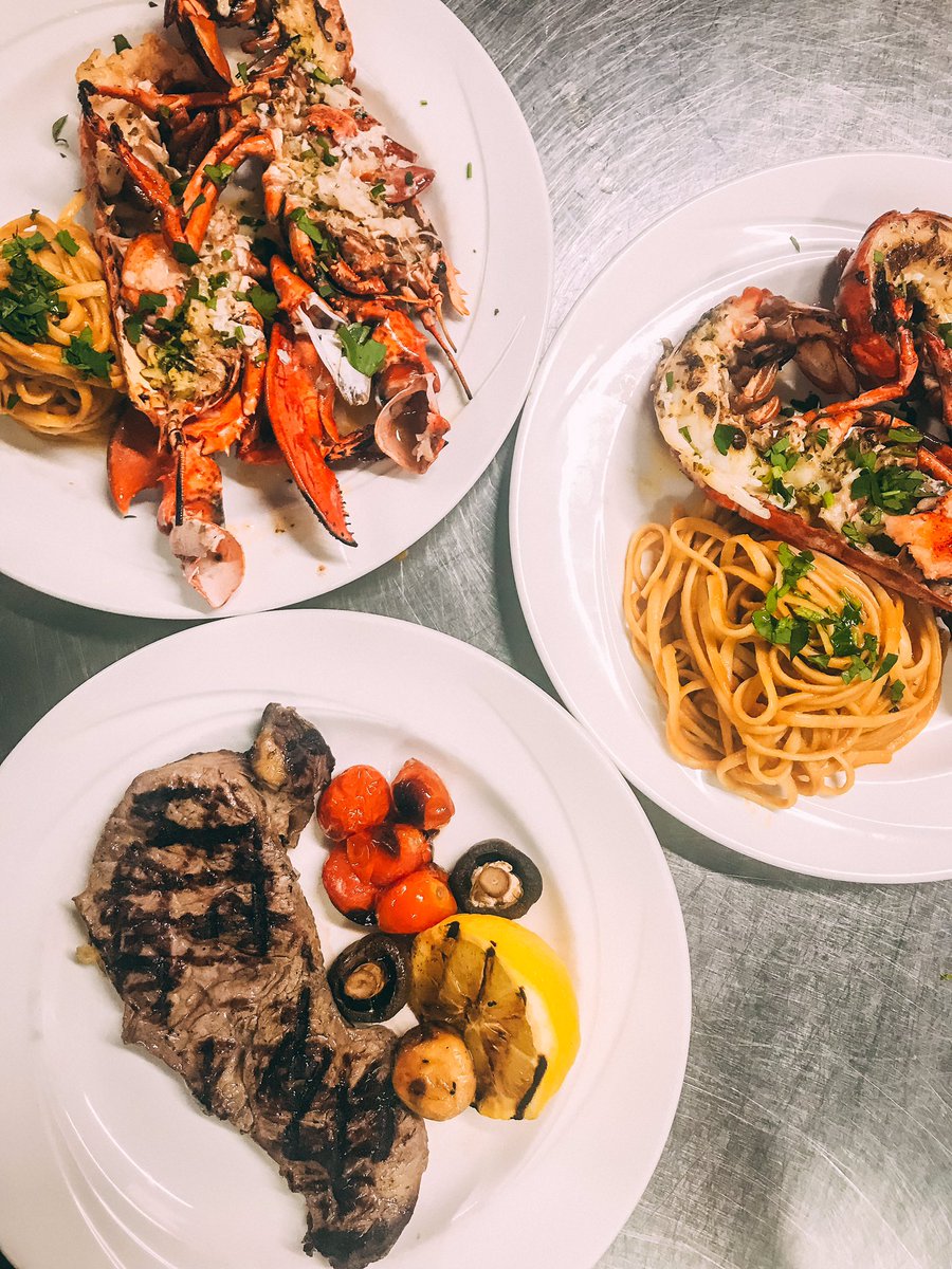 New dish. Grilled lobster topped with parsley butter with linguine &amp; a langoustine bisque!

Can’t believe we sold out of lobster this first week 😮 

#edgeley #stockport #cheadle #familyrun #restaurant #eatlocal #stockportfood